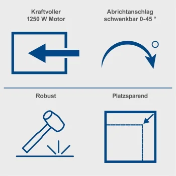 Scheppach  stacionarno rende debljača 1250W HMS850-4