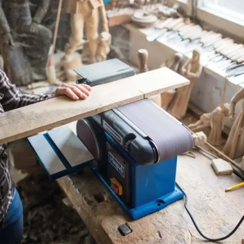 Scheppach stona tračna i disk brusilica 370W BTS800-3