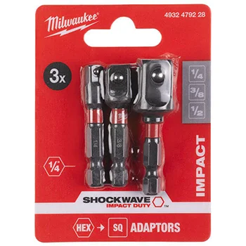 Milwaukee set adaptera Shock Wave Impact Duty 3 kom. 4932479228 Milwaukee set adaptera Shock Wave Impact Duty 3 kom. 4932479228