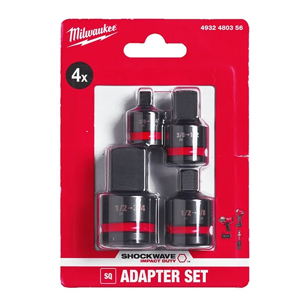 Milwaukee set adaptera 3/8 Milwaukee set adaptera 3/8