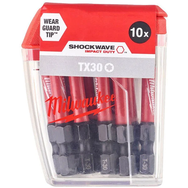 Milwaukee udarni bitovi 10 kom. TX30 x 50mm 4932471574