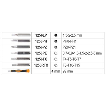 Beta set bitova 22 kom sa magnetnim držačem 1256/C21-1-1