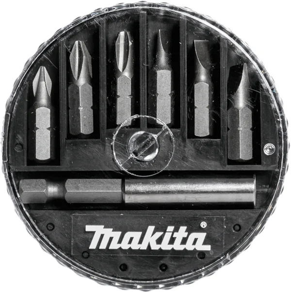 Makita 7-delni komplet 25mm bit nastavaka (PH,SL) + adapter D-73265 Makita 7-delni komplet 25mm bit nastavaka (PH,SL) + adapter D-73265