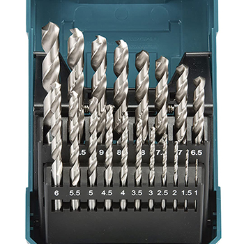 Makita 19-delni komplet HSS-G burgija za metal D-67549 Makita 19-delni komplet HSS-G burgija za metal D-67549