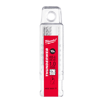 Milwaukee set 10 burgija 1mm THUNDERWEB HSS-G 4932352377 Milwaukee set 10 burgija 1mm THUNDERWEB HSS-G 4932352377