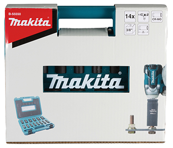 Makita 14-delni set 3/8