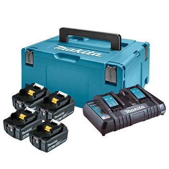 Makita LXT komplet za napajanje 197503-4 (4 x BL1840B + DC18RD)