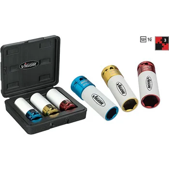 Vigor set nasadnih ključeva za alu felne 1/2 Vigor set nasadnih ključeva za alu felne 1/2