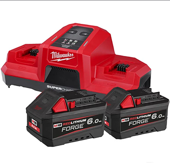 Milwaukee set - punjač + 2 baterije 18V/6Ah M18 FORGENRG-602DBSC 4933498549 Milwaukee set - punjač + 2 baterije 18V/6Ah M18 FORGENRG-602DBSC 4933498549