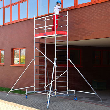 Krause aluminijumska pokretna skela ProTec 3m 940110 Krause aluminijumska pokretna skela ProTec 3m 940110