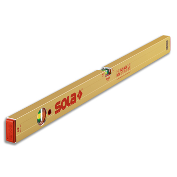 Sola aluminijumska libela 2 bočice 750g 180cm zlatna AZ 180