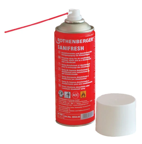 Rothenberger sprej za dezinfekciju klima uređaja 400 ml 85800 Rothenberger sprej za dezinfekciju klima uređaja 400 ml 85800