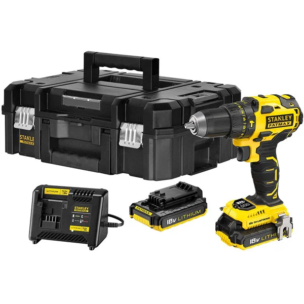 Stanley akumulatorska udarna bušilica odvijač FatMax 18V Brushless FMC627D2T Stanley akumulatorska udarna bušilica odvijač FatMax 18V Brushless FMC627D2T