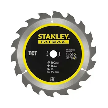 Stanley list cirkulara 190x16mm 18zuba STA15370-XJ Stanley list cirkulara 190x16mm 18zuba STA15370-XJ