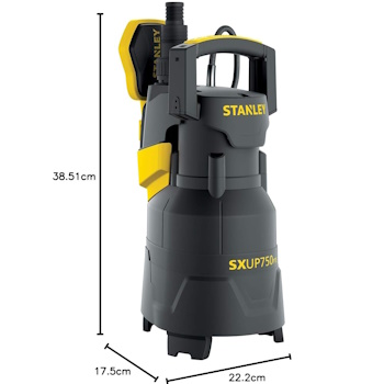 Stanley kombinovana potopna pumpa za prljavu i čistu vodu 750W 13.500L/h SXUP750PTE-2