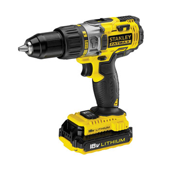 Stanley akumulatorska udarna bušilica odvijač FatMax 18V + pribor FMCK625D2A-2