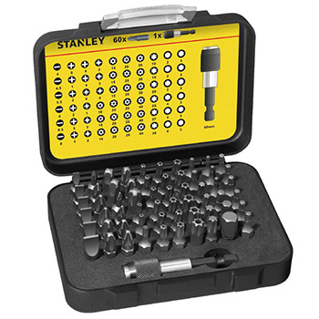 Stanley akumulatorska udarna bušilica odvijač FatMax 18V + pribor FMCK625D2A-4