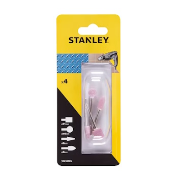 Stanley set kamena za metal i keramiku prečnik drške 3mm 4/1 STA30005-XJ Stanley set kamena za metal i keramiku prečnik drške 3mm 4/1 STA30005-XJ