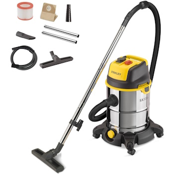 Stanley Inox usisivač za mokro i suvo usisavanje 1600W 30l SXVC30XTDE Stanley Inox usisivač za mokro i suvo usisavanje 1600W 30l SXVC30XTDE