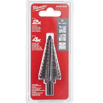 Milwaukee stepenasta burgija M6-M32mm 48899332 Milwaukee stepenasta burgija M6-M32mm 48899332