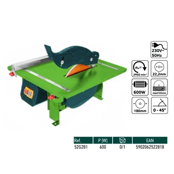 Verto stona testera za pločice 600W 52G281 Verto stona testera za pločice 600W 52G281