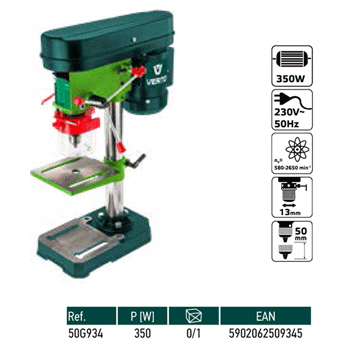 Verto stubna bušilica 350W 230V 50G934 Verto stubna bušilica 350W 230V 50G934