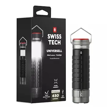 Swisstech Universell 2u1 baterijska lampa/mini fenjer ST033020