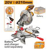 INGCO CMSLI2021 aku kružna testera ger 210mm 20V