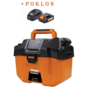 Villager Fuse akumulatorski usisivač VVC 1020B 66255 + POKLON Fuse set baterija 1.5Ah + punjač 2.4A 067112