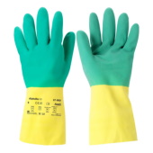 Ansell zaštitne rukavice kiselootporne Bi Color 87-900