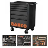 Bahco kolica za alat sa 6 fioka i 215 delova 1472K6BKFFSD