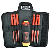 Bahco set odvijača, 1000v, sa izmenjivim vrhovima i promenom smera 808061