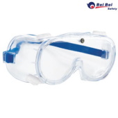 Bei Bei Safety zaštitne naočare bele sa lastišem i ventilima BE B603