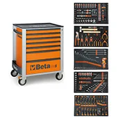 Beta Easy profesionalni set alata od 309 delova u kolicima sa 7 fioka 2400S-O7/E-M Easy