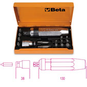 Beta udarni odvijač sa 14 nastavka i adapterom 1295/C14