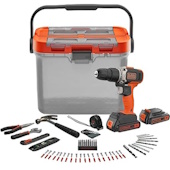 Black&Decker aku bušilica 18V 1.5Ah set BCKSB03-QW