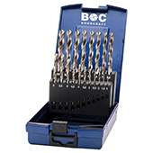 Bohrcraft set spiralnih burgija HSS-G DIN 338 Ø1-10mm 19kom. KG10 11201330019