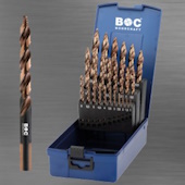 Bohrcraft set burgija za metal HSS-E T-step inox 1.0-10.5x0.5mm + 3.3-10.2mm 24/1 12031330024
