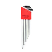Bondhus set ekstra dugih imbus ključeva sa kugličnom glavom BriteGuard HEX 1.5-5.0 6/1 17046