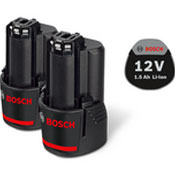 Bosch Akumulator 2 x GBA 12V 1.5Ah Professional 1600Z0003Z