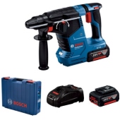 Bosch akumulatorski elektro-pneumatski čekić GBH 187-LI  2x5,0 Ah, 0611923021