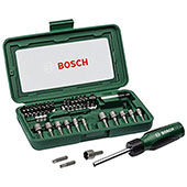 Bosch 46-delni set odvrtača 2607019504