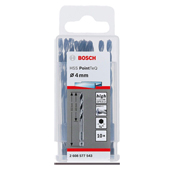 Bosch HSS spiralna burgija PointTeQ 4,0 mm sa šestougaonim HEX prihvatom 10 kom 2608577543