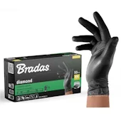 Bradas rukavice diamond nitril crne XXL 10-11 5907544455622
