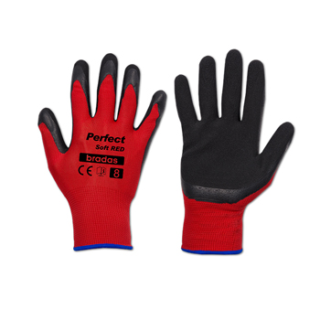 Bradas zaštitne rukavice Perfect Soft Red RWPSRD