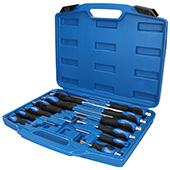 Brilliant Tools set odvijača s udarnom kapom 12 kom BT-034012