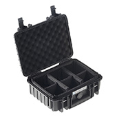 B&W International kofer za alat outdoor sa sunđerastim pregradama, crni 1000/B/RPD