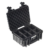 B&W International kofer za alat outdoor sa sunđerastim pregradama, crni 3000/B/RPD