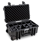 B&W International kofer za alat outdoor sa sunđerastim pregradama, crni 6600/B/RPD