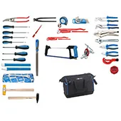 Set UNIOR vodoinstalaterskog alata od 49 delova u B&W torbi za alat CARRY 900/49C